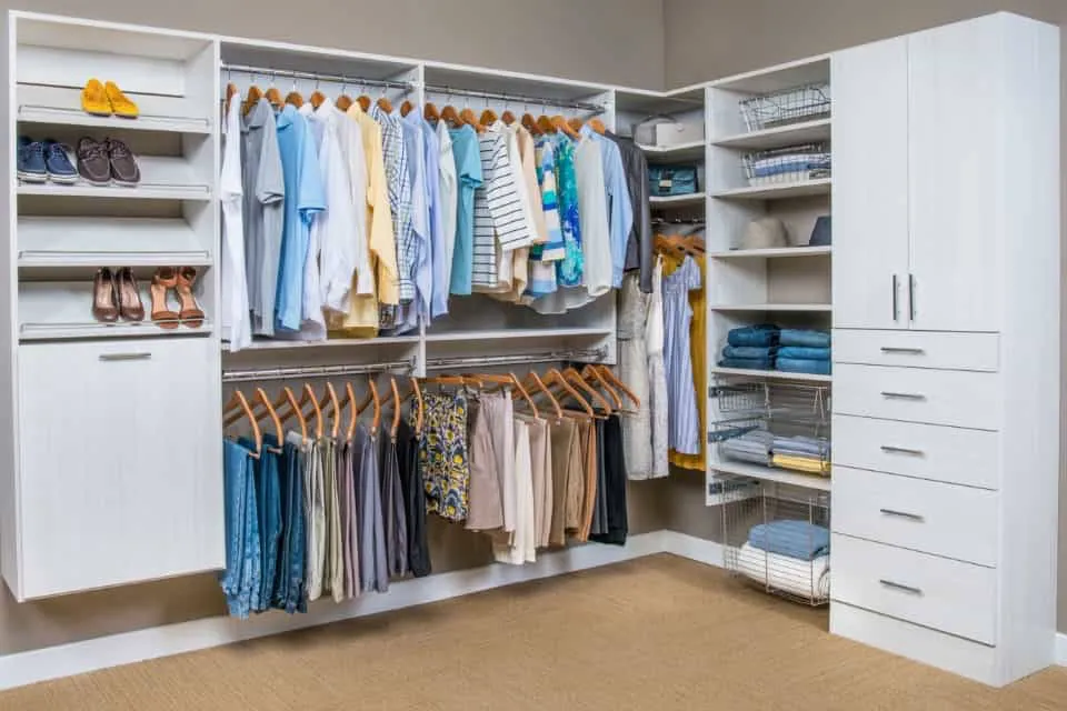 Custom closets and storage space.